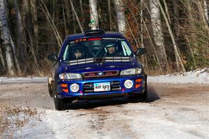 Mark Lietha / Brayden Samis Subaru Impreza 2.5RS on SS1, Nemadji Trail East.