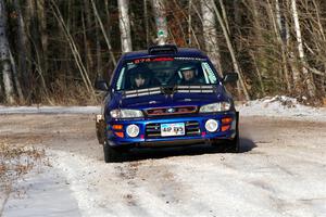 Mark Lietha / Brayden Samis Subaru Impreza 2.5RS on SS1, Nemadji Trail East.