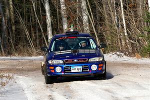 Mark Lietha / Brayden Samis Subaru Impreza 2.5RS on SS1, Nemadji Trail East.