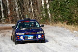 Mark Lietha / Brayden Samis Subaru Impreza 2.5RS on SS1, Nemadji Trail East.