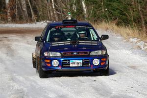 Mark Lietha / Brayden Samis Subaru Impreza 2.5RS on SS1, Nemadji Trail East.