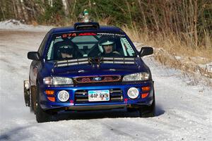 Mark Lietha / Brayden Samis Subaru Impreza 2.5RS on SS1, Nemadji Trail East.