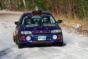 Mark Lietha / Brayden Samis Subaru Impreza 2.5RS on SS1, Nemadji Trail East.