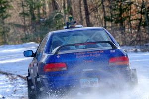 Mark Lietha / Brayden Samis Subaru Impreza 2.5RS on SS1, Nemadji Trail East.