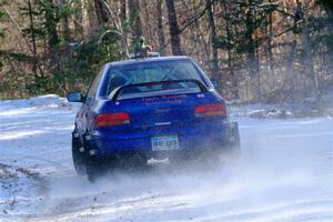 Mark Lietha / Brayden Samis Subaru Impreza 2.5RS on SS1, Nemadji Trail East.