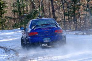 Mark Lietha / Brayden Samis Subaru Impreza 2.5RS on SS1, Nemadji Trail East.