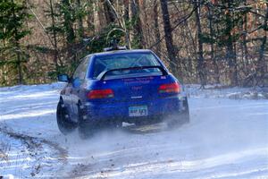 Mark Lietha / Brayden Samis Subaru Impreza 2.5RS on SS1, Nemadji Trail East.