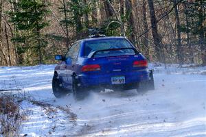 Mark Lietha / Brayden Samis Subaru Impreza 2.5RS on SS1, Nemadji Trail East.