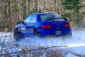 Mark Lietha / Brayden Samis Subaru Impreza 2.5RS on SS1, Nemadji Trail East.