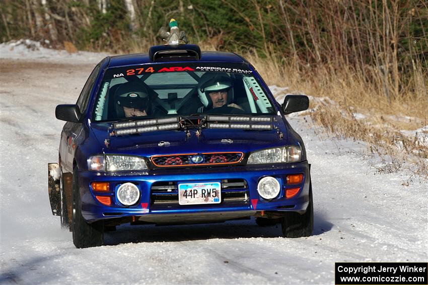 Mark Lietha / Brayden Samis Subaru Impreza 2.5RS on SS1, Nemadji Trail East.