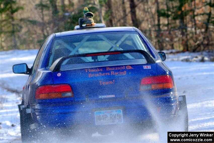 Mark Lietha / Brayden Samis Subaru Impreza 2.5RS on SS1, Nemadji Trail East.