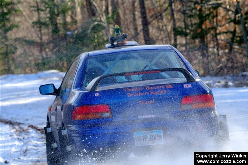 Mark Lietha / Brayden Samis Subaru Impreza 2.5RS on SS1, Nemadji Trail East.