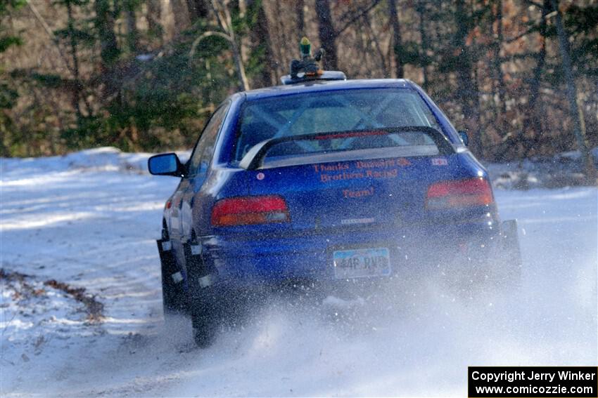 Mark Lietha / Brayden Samis Subaru Impreza 2.5RS on SS1, Nemadji Trail East.