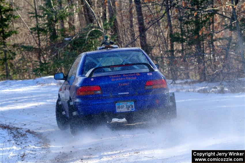 Mark Lietha / Brayden Samis Subaru Impreza 2.5RS on SS1, Nemadji Trail East.