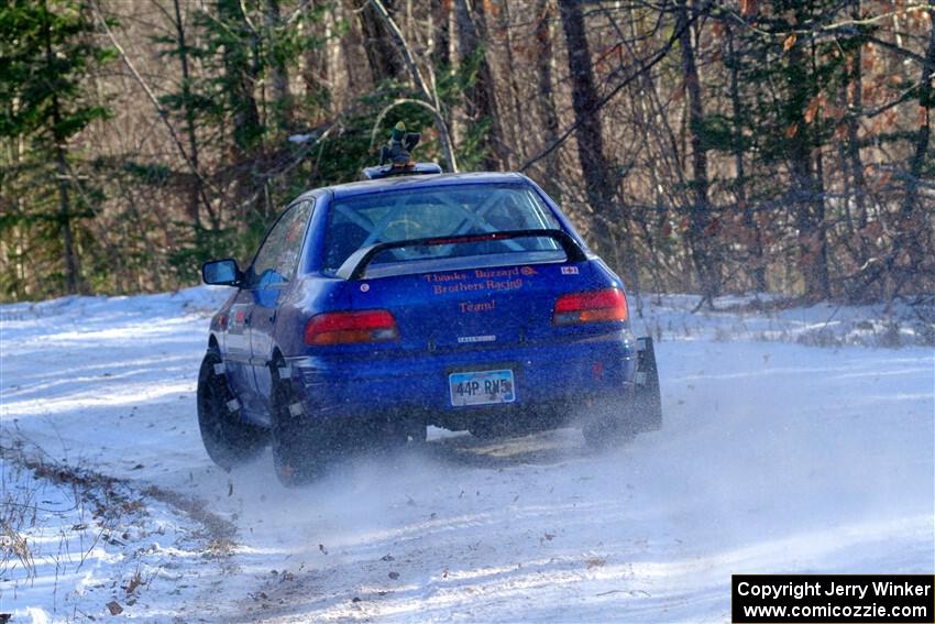 Mark Lietha / Brayden Samis Subaru Impreza 2.5RS on SS1, Nemadji Trail East.