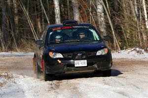 Jonah Becken / Peyton Reece Subaru Impreza 2.5i on SS1, Nemadji Trail East.