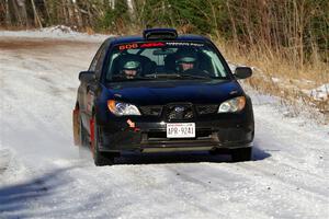 Jonah Becken / Peyton Reece Subaru Impreza 2.5i on SS1, Nemadji Trail East.