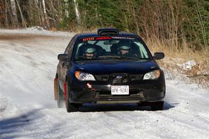 Jonah Becken / Peyton Reece Subaru Impreza 2.5i on SS1, Nemadji Trail East.