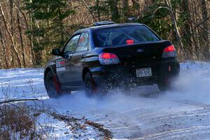 Jonah Becken / Peyton Reece Subaru Impreza 2.5i on SS1, Nemadji Trail East.