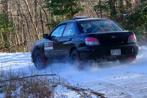 Jonah Becken / Peyton Reece Subaru Impreza 2.5i on SS1, Nemadji Trail East.