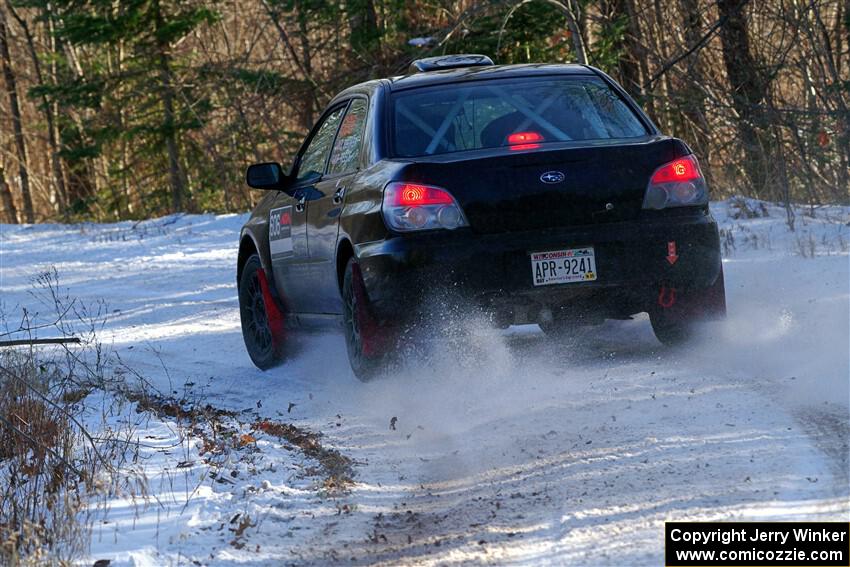 Jonah Becken / Peyton Reece Subaru Impreza 2.5i on SS1, Nemadji Trail East.