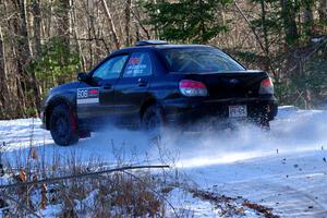 Jonah Becken / Peyton Reece Subaru Impreza 2.5i on SS1, Nemadji Trail East.