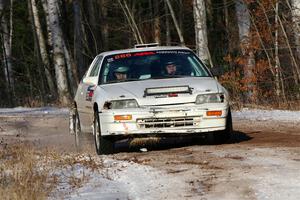 Peyton Goldenstein / Brent Lucio Honda CRX Si on SS1, Nemadji Trail East.