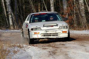 Peyton Goldenstein / Brent Lucio Honda CRX Si on SS1, Nemadji Trail East.