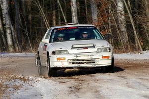 Peyton Goldenstein / Brent Lucio Honda CRX Si on SS1, Nemadji Trail East.