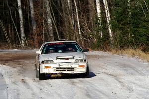 Peyton Goldenstein / Brent Lucio Honda CRX Si on SS1, Nemadji Trail East.