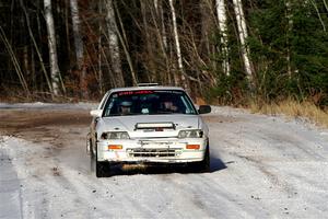 Peyton Goldenstein / Brent Lucio Honda CRX Si on SS1, Nemadji Trail East.