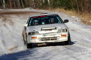 Peyton Goldenstein / Brent Lucio Honda CRX Si on SS1, Nemadji Trail East.