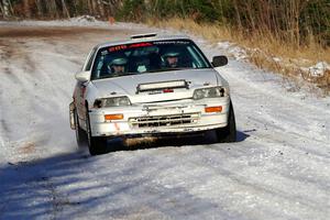 Peyton Goldenstein / Brent Lucio Honda CRX Si on SS1, Nemadji Trail East.