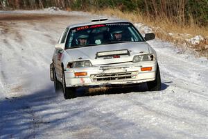 Peyton Goldenstein / Brent Lucio Honda CRX Si on SS1, Nemadji Trail East.