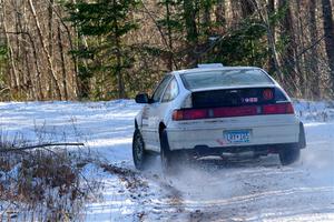 Peyton Goldenstein / Brent Lucio Honda CRX Si on SS1, Nemadji Trail East.