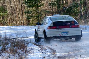 Peyton Goldenstein / Brent Lucio Honda CRX Si on SS1, Nemadji Trail East.