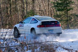 Peyton Goldenstein / Brent Lucio Honda CRX Si on SS1, Nemadji Trail East.