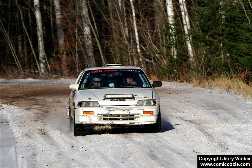 Peyton Goldenstein / Brent Lucio Honda CRX Si on SS1, Nemadji Trail East.