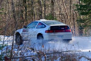 Peyton Goldenstein / Brent Lucio Honda CRX Si on SS1, Nemadji Trail East.