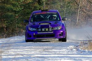 Silas Himes / Aleut Hatfield Subaru WRX STi on SS2, Nemadji Trail West.