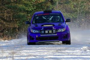 Silas Himes / Aleut Hatfield Subaru WRX STi on SS2, Nemadji Trail West.