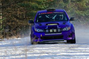 Silas Himes / Aleut Hatfield Subaru WRX STi on SS2, Nemadji Trail West.