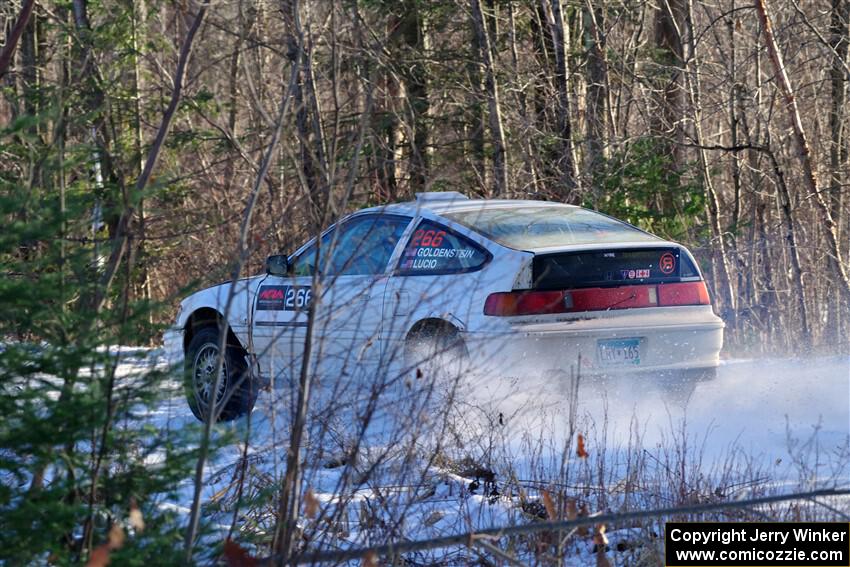 Peyton Goldenstein / Brent Lucio Honda CRX Si on SS1, Nemadji Trail East.