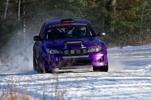 Silas Himes / Aleut Hatfield Subaru WRX STi on SS2, Nemadji Trail West.