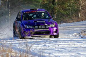 Silas Himes / Aleut Hatfield Subaru WRX STi on SS2, Nemadji Trail West.