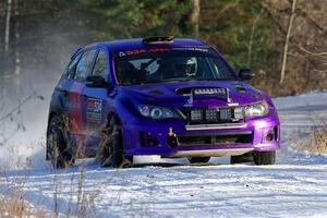 Silas Himes / Aleut Hatfield Subaru WRX STi on SS2, Nemadji Trail West.