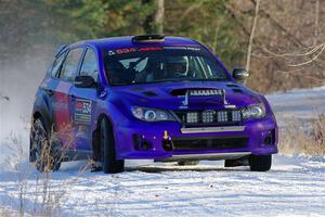 Silas Himes / Aleut Hatfield Subaru WRX STi on SS2, Nemadji Trail West.