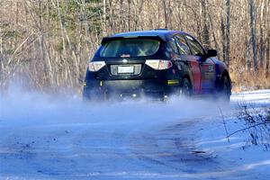 Silas Himes / Aleut Hatfield Subaru WRX STi on SS2, Nemadji Trail West.