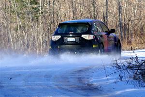 Silas Himes / Aleut Hatfield Subaru WRX STi on SS2, Nemadji Trail West.