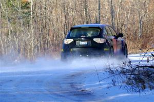 Silas Himes / Aleut Hatfield Subaru WRX STi on SS2, Nemadji Trail West.